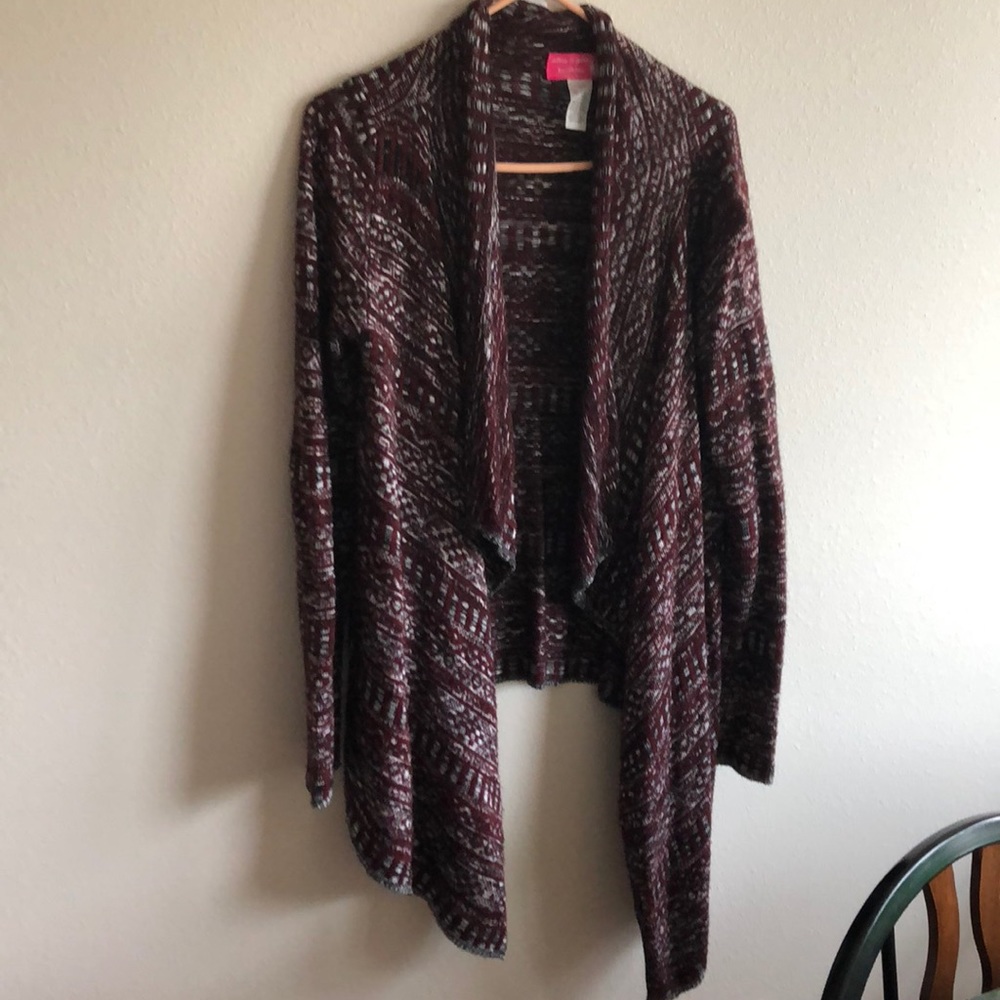 Maroon Cardigan